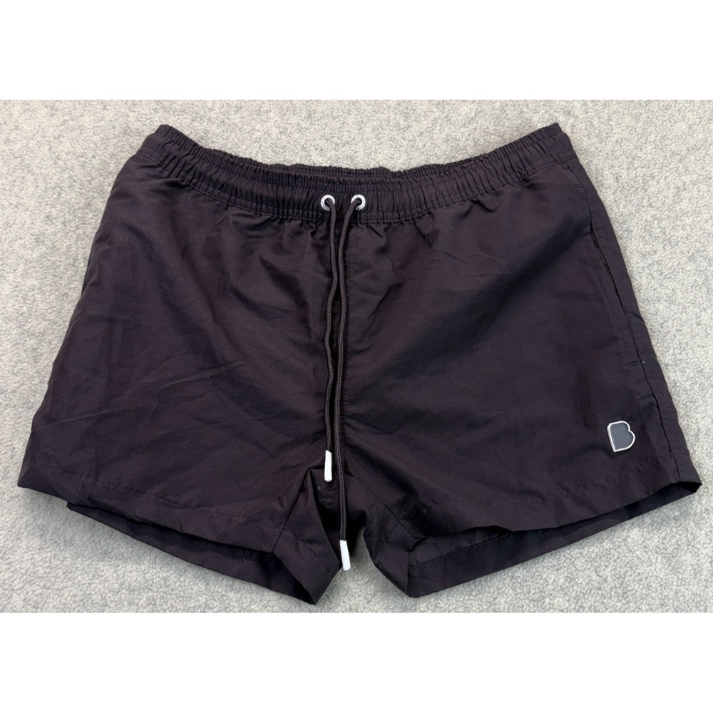 Bench Mens Swim Shorts Black Mesh Lined Summer Beach Drawstring Pockets M